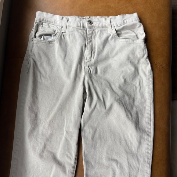 Gloria Vanderbilt‎ Amanda Jeans Size 10 Beige Straight Leg Cotton Blend - Picture 6 of 10